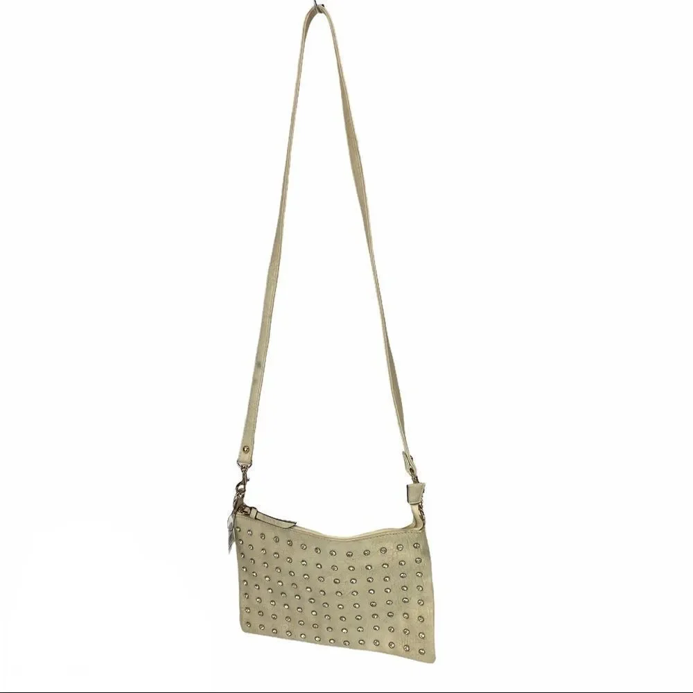 Windsor rhinestone brass clutch crossbody bag NWT